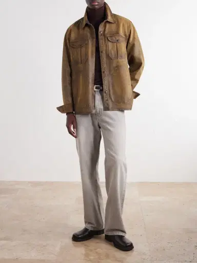 RRL Distressed Leather Jacket - Men | Thumbnail 2