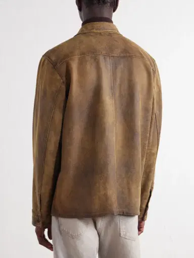 RRL Distressed Leather Jacket - Men | Thumbnail 4