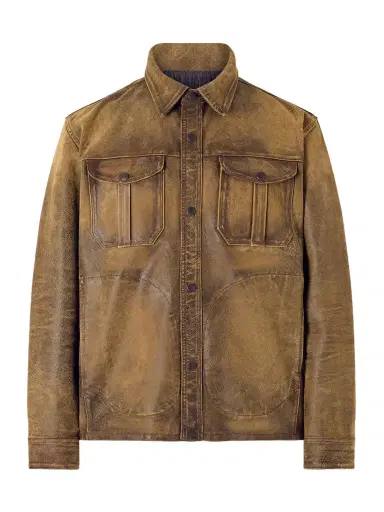 RRL Distressed Leather Jacket - Men | Thumbnail 1