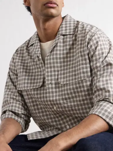 3sixteen Checked Cotton Shirt - Men | Thumbnail 5