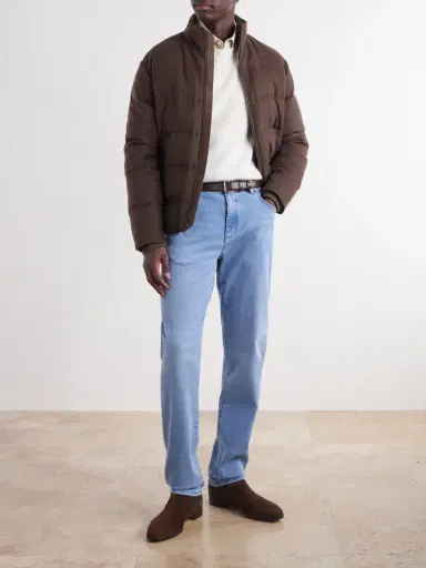 Zegna Roccia Slim-Fit Straight-Leg Jeans - Men | Thumbnail 2