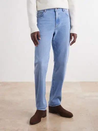 Zegna Roccia Slim-Fit Straight-Leg Jeans - Men | Thumbnail 3