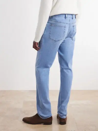 Zegna Roccia Slim-Fit Straight-Leg Jeans - Men | Thumbnail 4