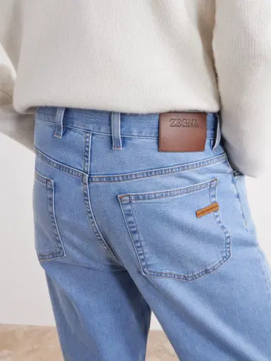Zegna Roccia Slim-Fit Straight-Leg Jeans - Men | Thumbnail 5