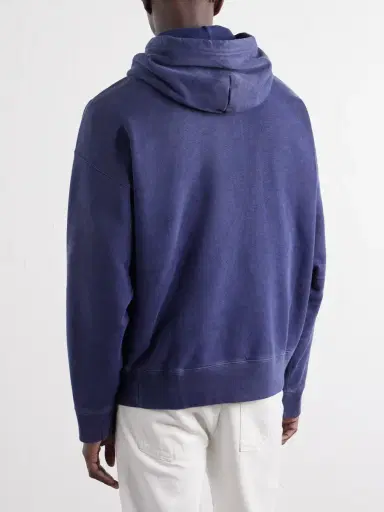 Polo Ralph Lauren Logo-Print Cotton-Jersey Hoodie - Men | Thumbnail 4