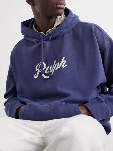 Polo Ralph Lauren Logo-Print Cotton-Jersey Hoodie - Men | Thumbnail 5