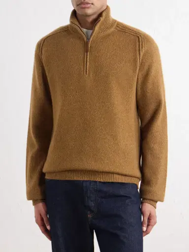 Sease Cashmere Half-Zip Sweater - Men | Thumbnail 3