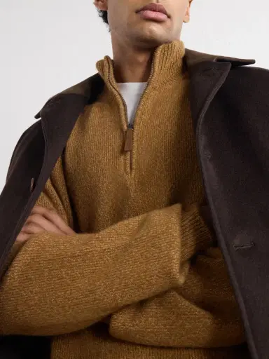 Sease Cashmere Half-Zip Sweater - Men | Thumbnail 5