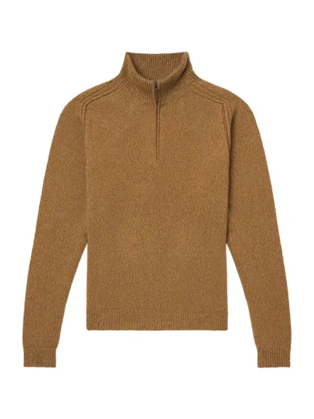 Sease Cashmere Half-Zip Sweater - Men