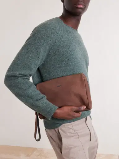 Zegna Leather Pouch - Men | Thumbnail 2