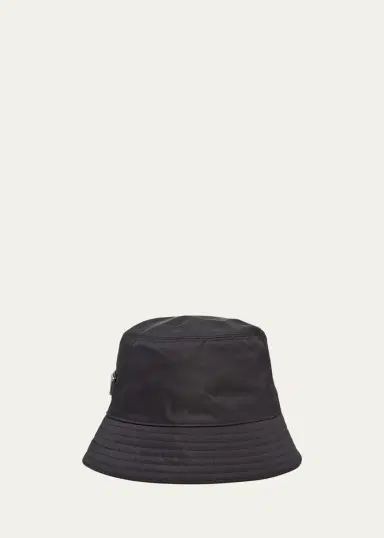 Prada Men's Nylon Bucket Hat | Thumbnail 2 Prada Men's Nylon Bucket Hat | Thumbnail 2
