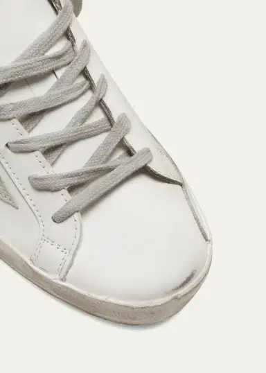 Golden Goose Super-Star Mixed Leather Sneakers | Thumbnail 3