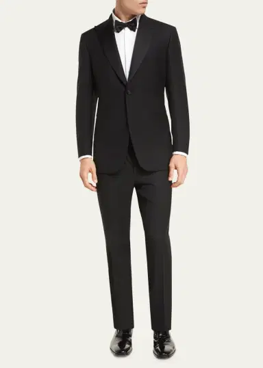 Brioni Two-Piece Wool Tuxedo Suit | Thumbnail 2 Brioni Two-Piece Wool Tuxedo Suit | Thumbnail 2