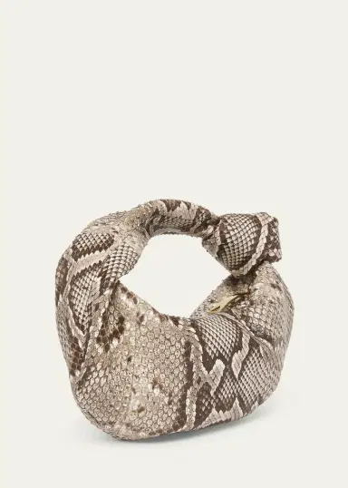 Bottega Veneta Mini Jodie Python Top-Handle Bag | Thumbnail 3