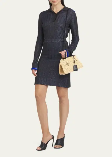Ferragamo Hug Mini Crochet Raffia Top-Handle Bag | Thumbnail 5 Ferragamo Hug Mini Crochet Raffia Top-Handle Bag | Thumbnail 5