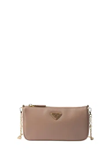 Prada Mini Saffiano Leather Shoulder Bag | Thumbnail 1 Prada Mini Saffiano Leather Shoulder Bag | Thumbnail 1