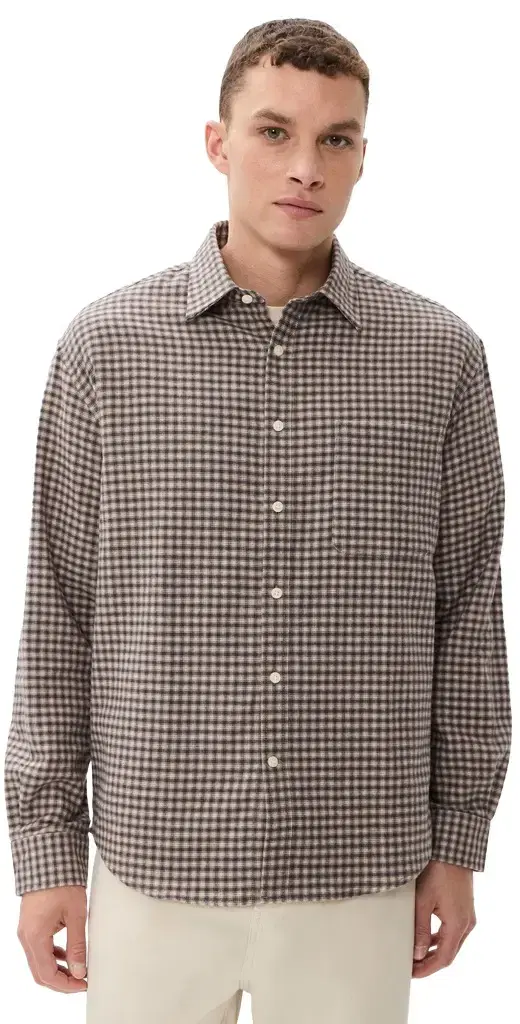 NN07 Deon Check Button Down Shirt