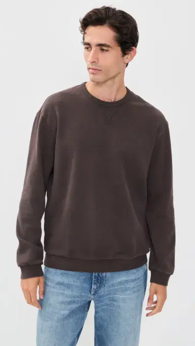 Marine Layer Relaxed Cloud 9 Fleece Crew Neck Sweatshirt | Thumbnail 2