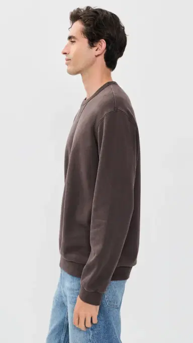 Marine Layer Relaxed Cloud 9 Fleece Crew Neck Sweatshirt | Thumbnail 4