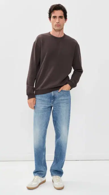 Marine Layer Relaxed Cloud 9 Fleece Crew Neck Sweatshirt | Thumbnail 5