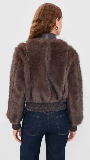 Zimmermann Valiant Faux Fur Bomber Jacket | Thumbnail 3 Zimmermann Valiant Faux Fur Bomber Jacket | Thumbnail 3