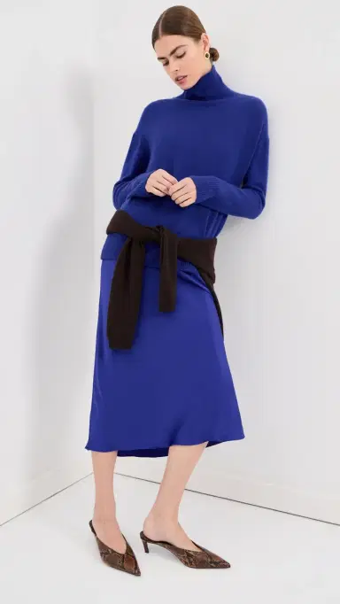 Sablyn Miranda B Scallop Trim Bias Cut Skirt | Thumbnail 2