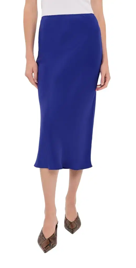 Sablyn Miranda B Scallop Trim Bias Cut Skirt
