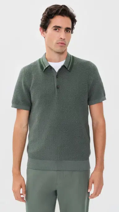 Rhone Fine Knit Sweater Polo | Thumbnail 2