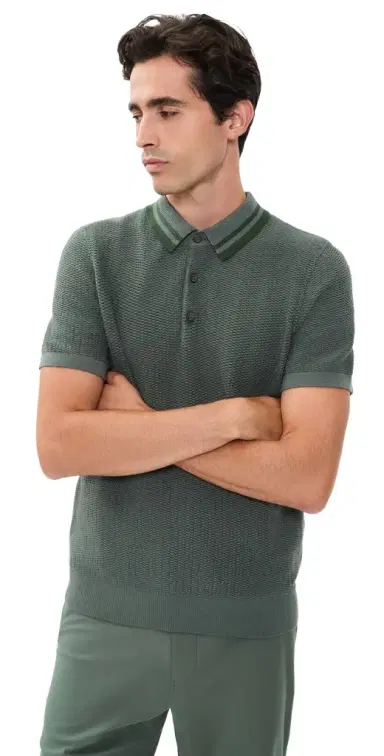 Rhone Fine Knit Sweater Polo | Thumbnail 1