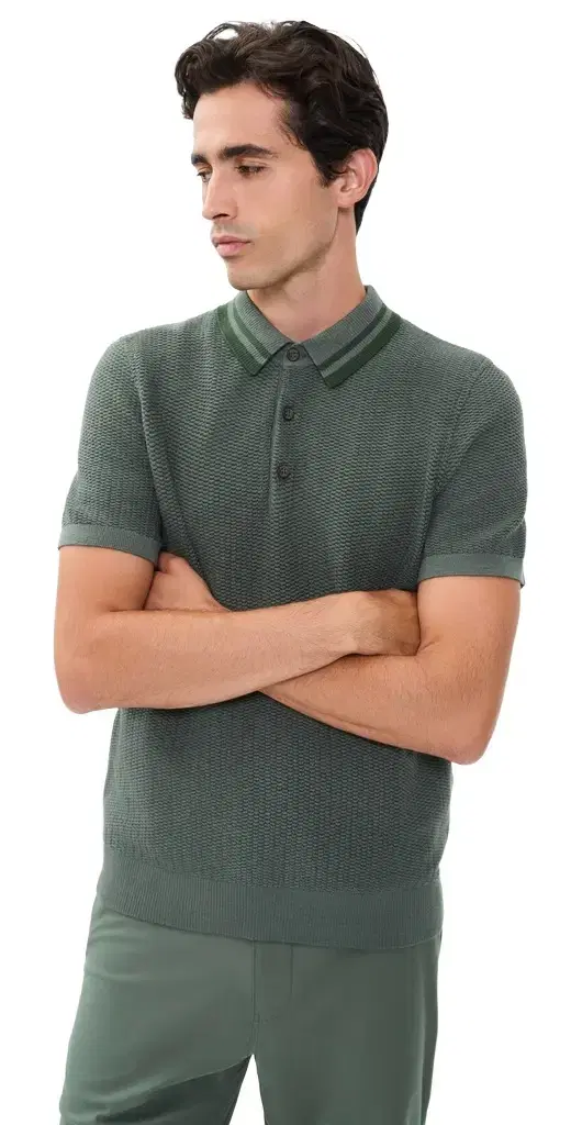 Rhone Fine Knit Sweater Polo