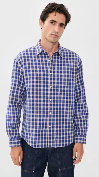 NN07 Deon Check Button Down Shirt | Thumbnail 2