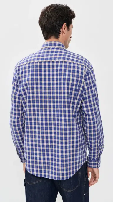 NN07 Deon Check Button Down Shirt | Thumbnail 3