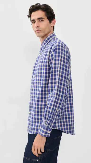NN07 Deon Check Button Down Shirt | Thumbnail 4