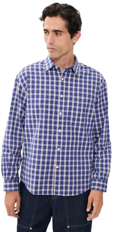 NN07 Deon Check Button Down Shirt | Thumbnail 1