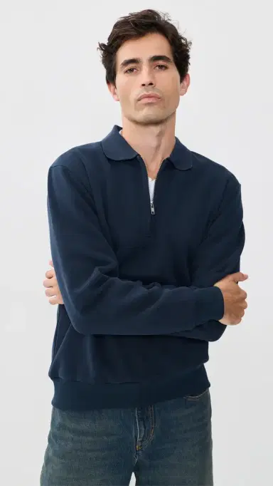 Rhythm Pacific Vintage Fleece Quarter Zip | Thumbnail 2 Rhythm Pacific Vintage Fleece Quarter Zip | Thumbnail 2
