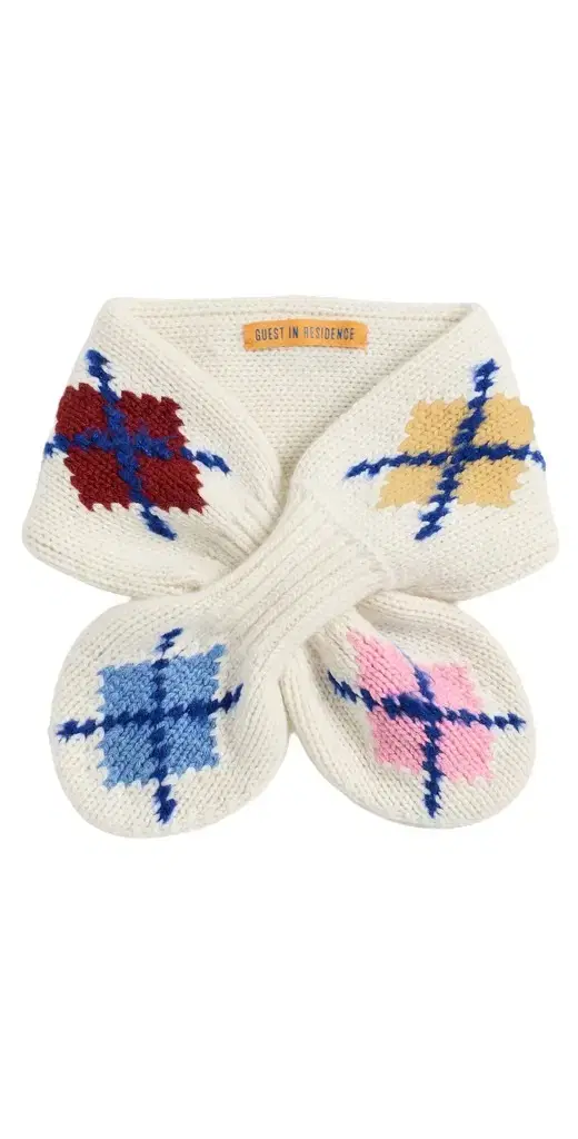 Argyle Bowtie Scarf