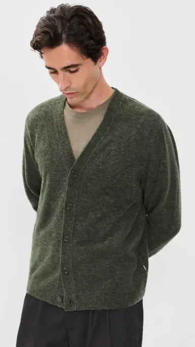 NN07 Gavin Boucle Knit Cardigan | Thumbnail 2 NN07 Gavin Boucle Knit Cardigan | Thumbnail 2