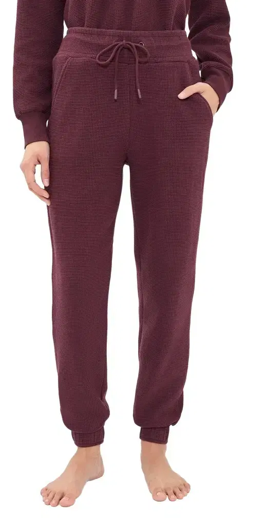 Negative Waffle Knit Joggers