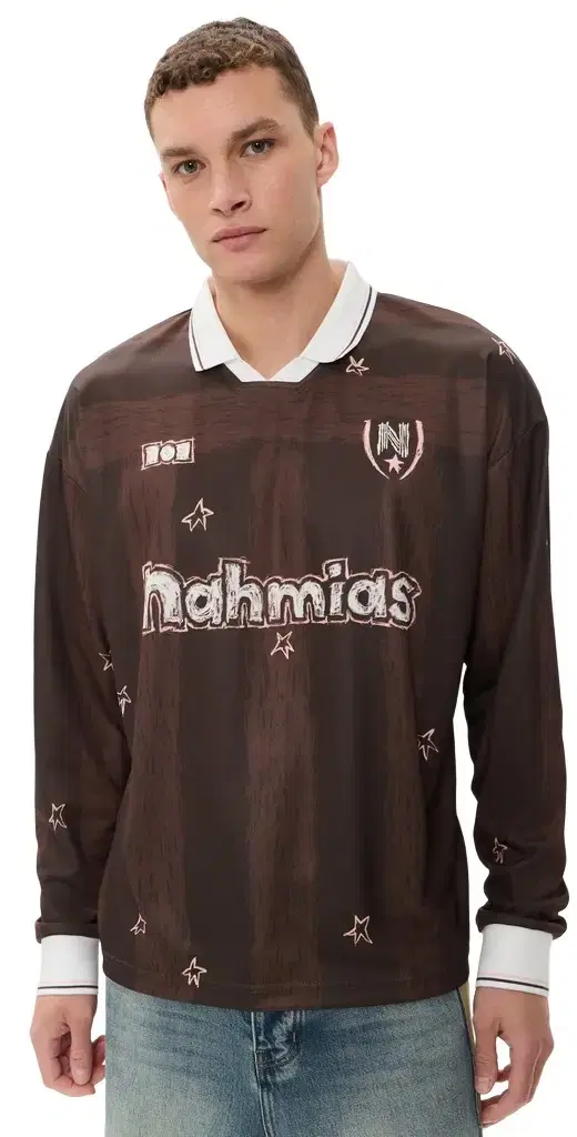 Nahmias Scribble Long Sleeve Soccer Jersey
