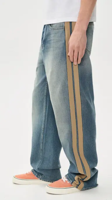 Nahmias Sunfade Denim Track Pants | Thumbnail 4 Nahmias Sunfade Denim Track Pants | Thumbnail 4