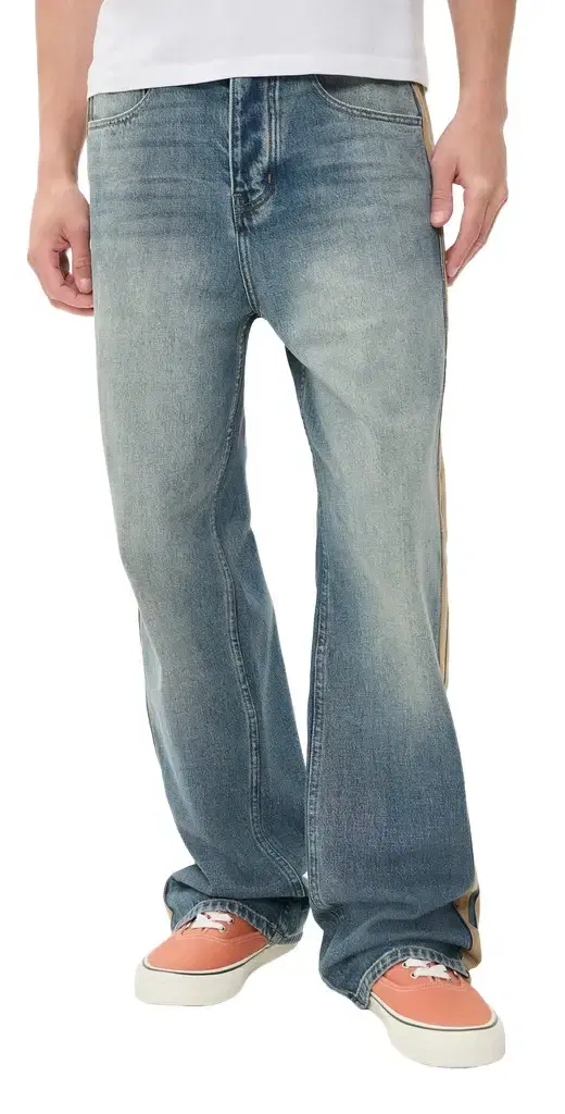 Nahmias Sunfade Denim Track Pants