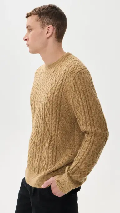 Rhythm Mohair Fishermans Knit Sweater | Thumbnail 4