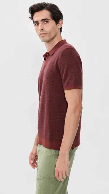 Marine Layer Greyson Sweater Polo | Thumbnail 4