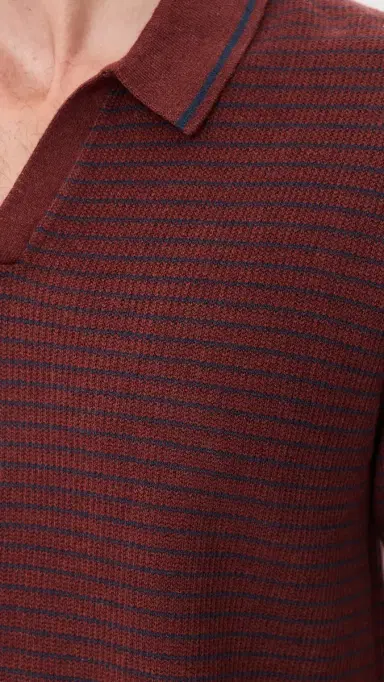 Marine Layer Greyson Sweater Polo | Thumbnail 6