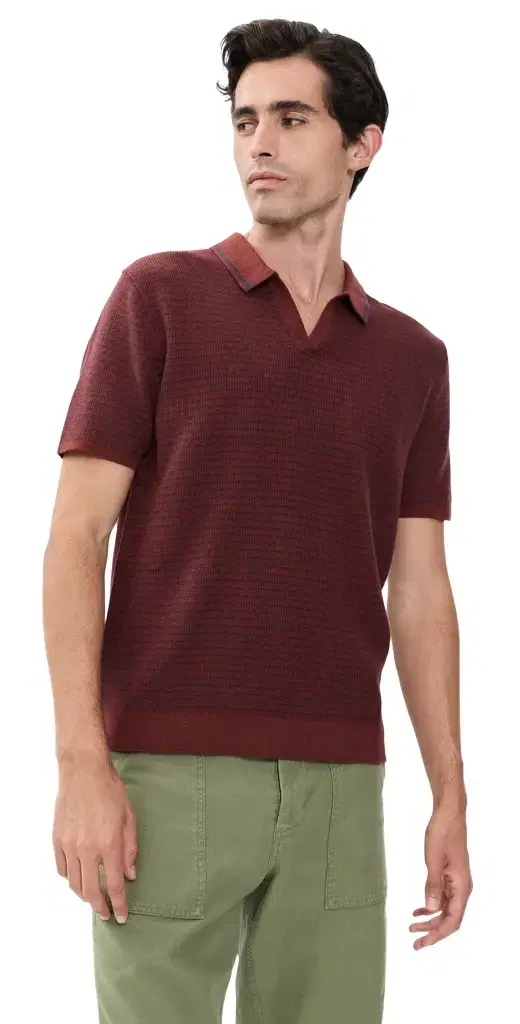 Marine Layer Greyson Sweater Polo