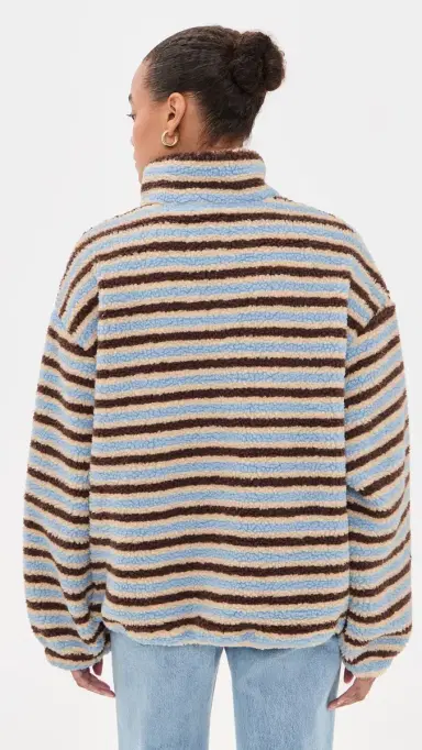 Bailey Rose Striped Fleece Sweatshirt | Thumbnail 3 Bailey Rose Striped Fleece Sweatshirt | Thumbnail 3