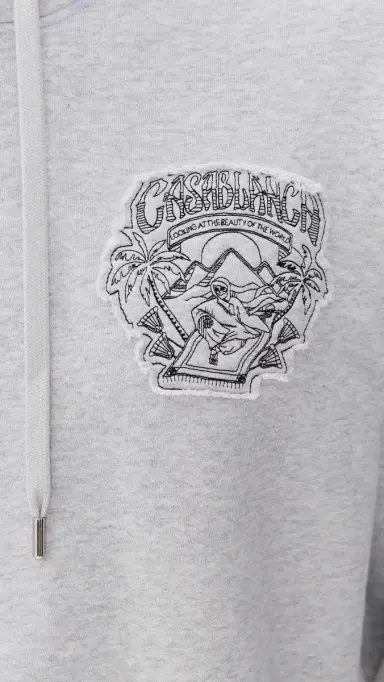 Casablanca Eveil Ancestral Applique Classic Hoodie | Thumbnail 6 Casablanca Eveil Ancestral Applique Classic Hoodie | Thumbnail 6