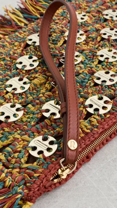 Rabanne Raffia Fringe Pouch | Thumbnail 5