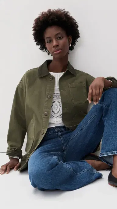Faherty Sunwashed Canvas Barn Jacket | Thumbnail 2 Faherty Sunwashed Canvas Barn Jacket | Thumbnail 2
