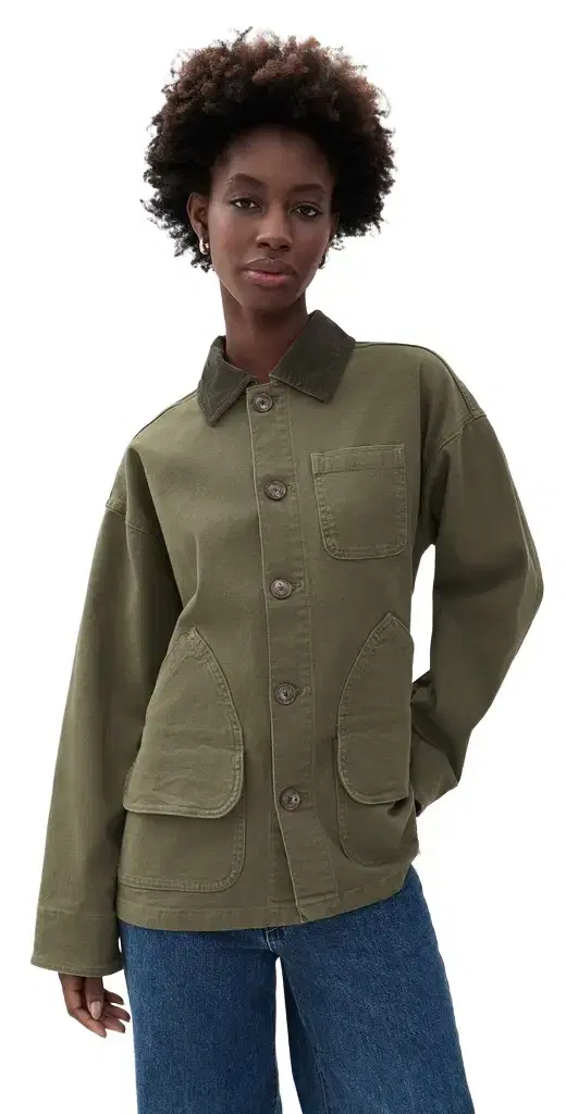 Faherty Sunwashed Canvas Barn Jacket